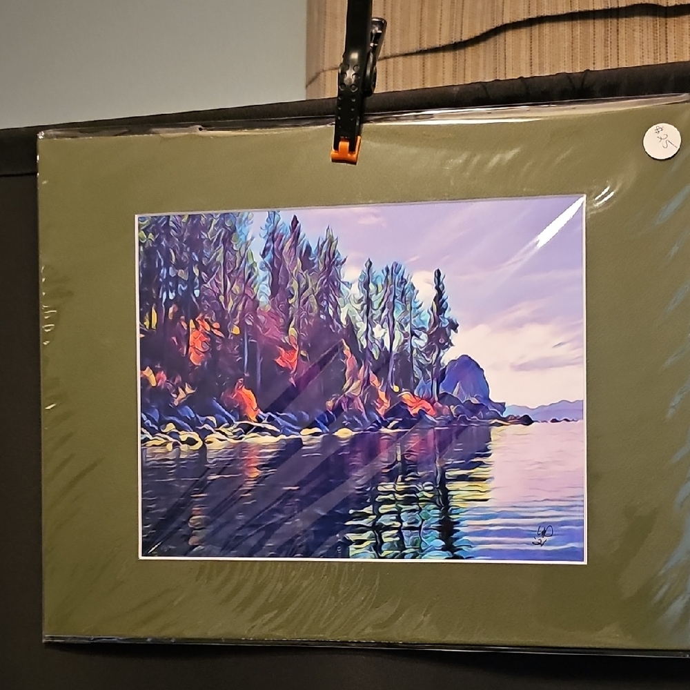 High Quality Photo Of Lake Tahoe With Mat